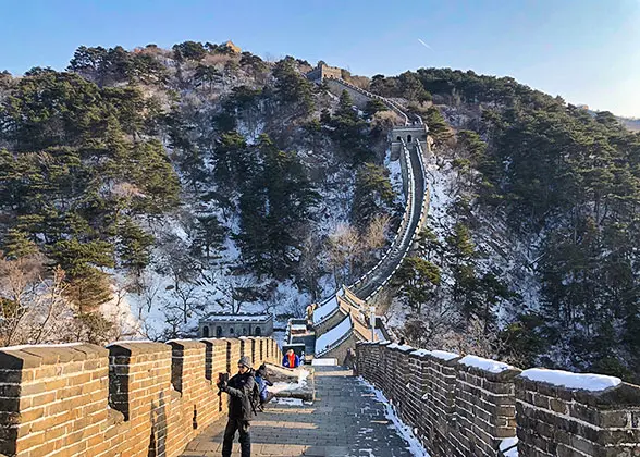 Mutianyu Great Wall in Winter